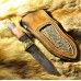 Ножны кожаные "Хранитель сокровищ" для ножа с фиксированным клинком арт nf-13